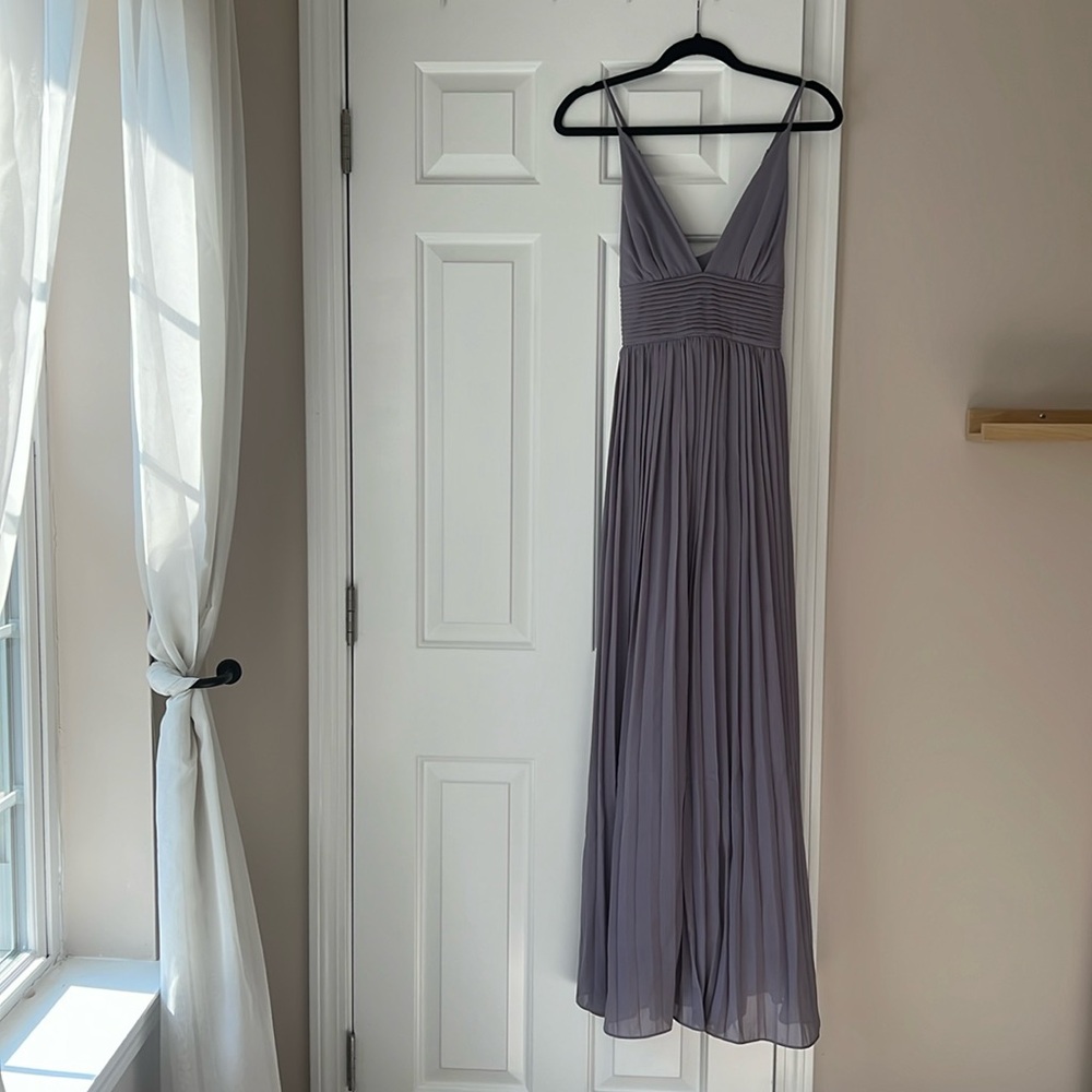 Lulu’s pleated floor length dress
